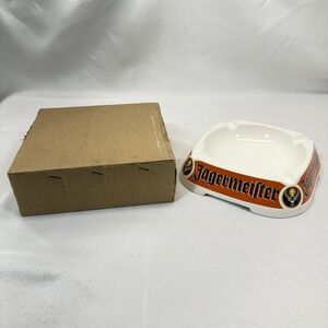 Vintage 8" GOEBEL Germany Jagermeister Porcelain Cigar‎ Ashtray w/Original Box
